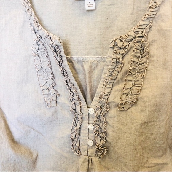 Liz Lange Maternity 🤰🏼top gray Large EUC - Picture 5 of 5